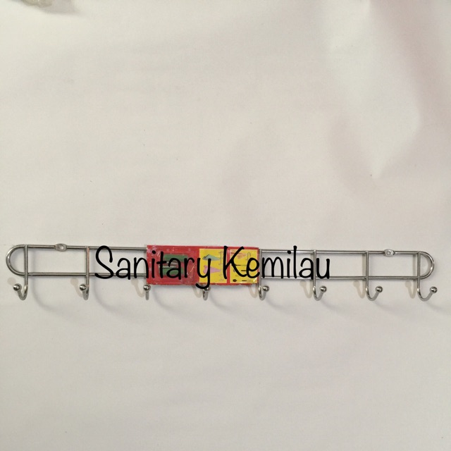 Kapstok Gantungan Hook 8 Kait - Hanger Baju Stainles - Gantungan Baju Murah