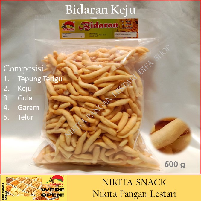 bidaran keju 200g, camilan keju,camilan sehat,asin gurih renyah,tahan lama DIFA Shop