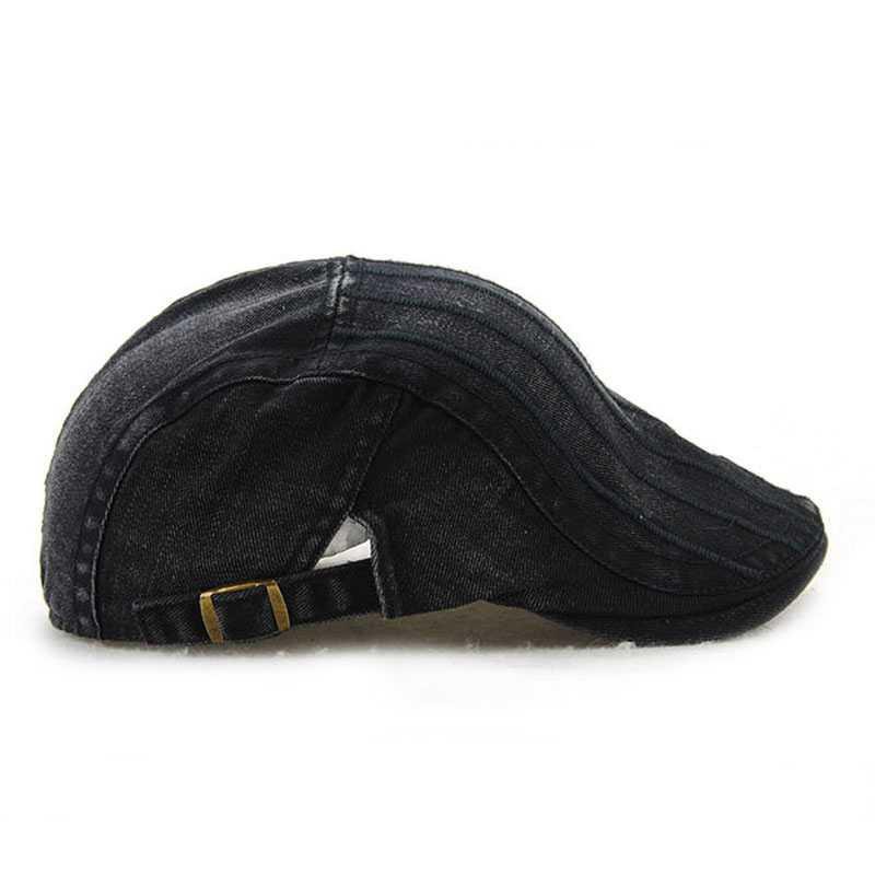 MONT Topi Baret Pria England Retro - C6333 [Hitam]