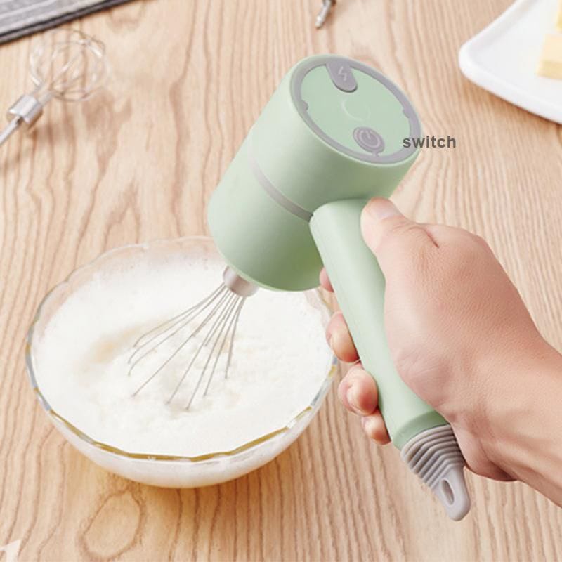 LDS Hand Mixer Telor Wireless Portable Pengocok Telur/Electric Egg Beater Elektrik USB Rechargeable