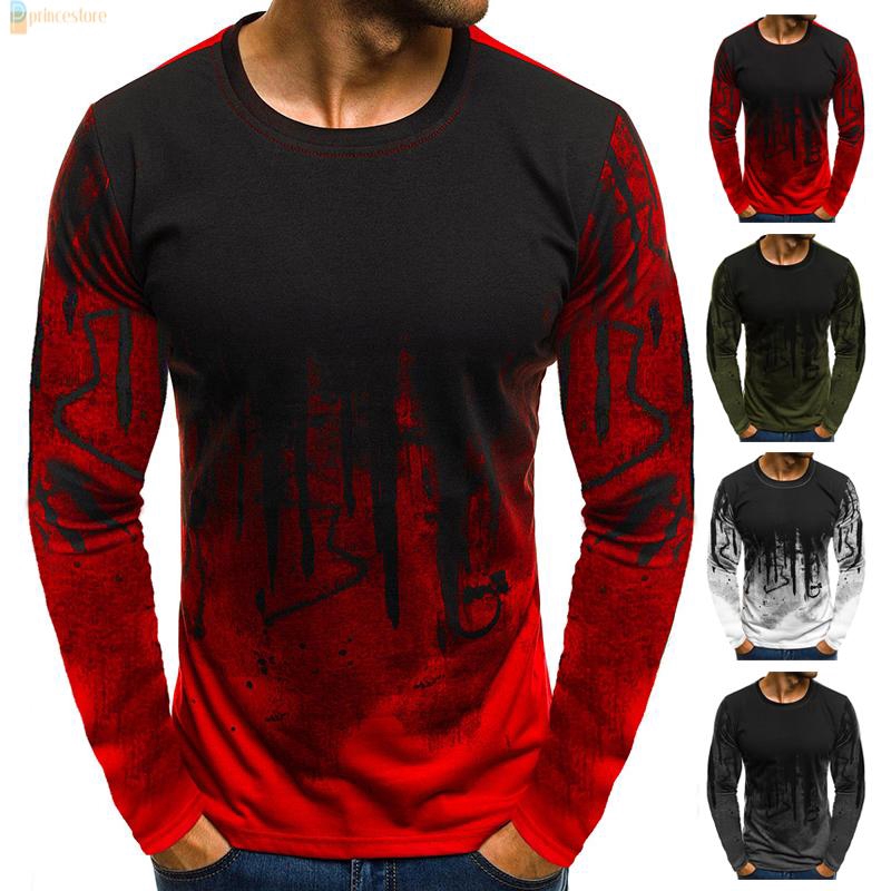 long sleeve printed t shirts