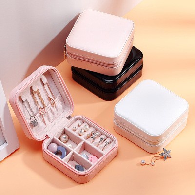 Kotak Mini Perhiasan Travel Jewelry Anting Kalung Cincin / Box Perhiasan Travel / Kotak Aksesoris Travel