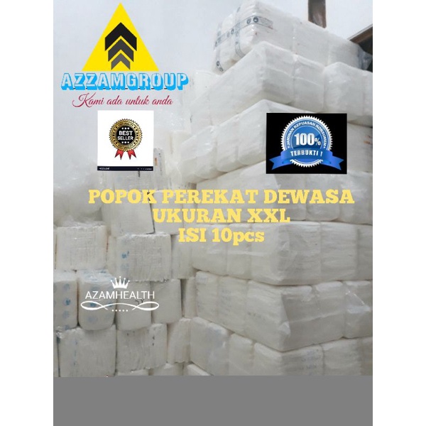 POPOK DEWASA MODEL PEREKAT M L XL XXL ISI 10PCS