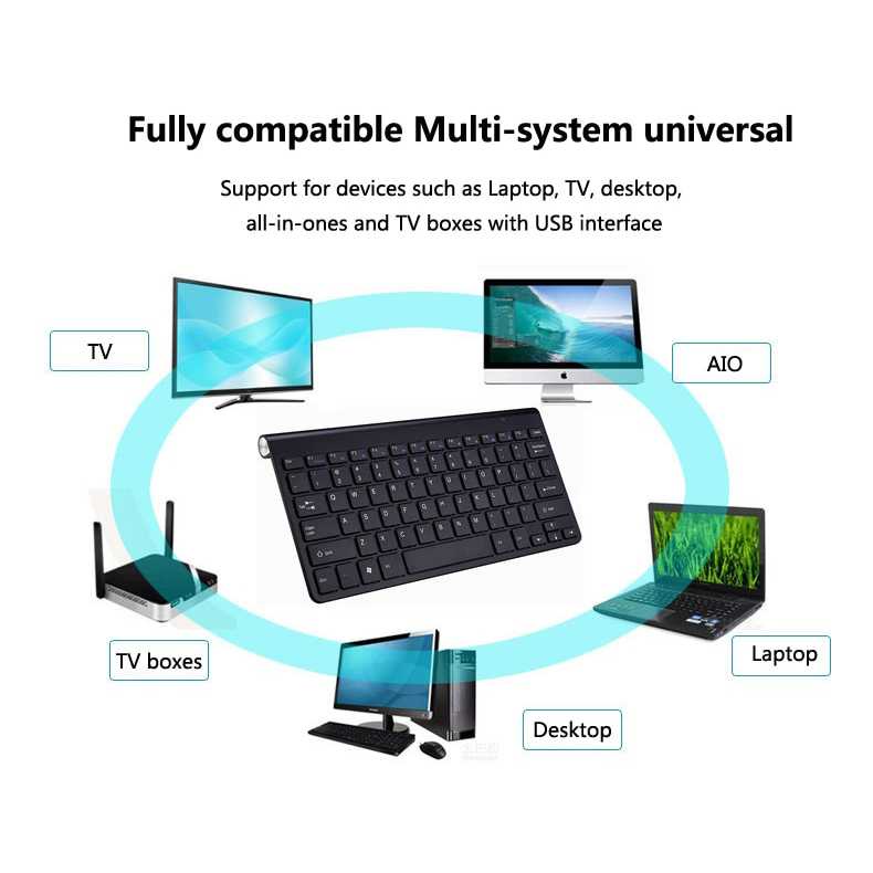 Wireless Keyboard Mouse Combo 2.4G / Keyboard dan Mouse Hp Gaming Universal / Set Keyboard Wireless LED Mini Isi Ulang Baterai Modern tanpa Kabel / Keyboard Pc Tablet Komputer Smart Tv ipad Android / Keyboard Combo Muse Silet Click Laptop Murah Original