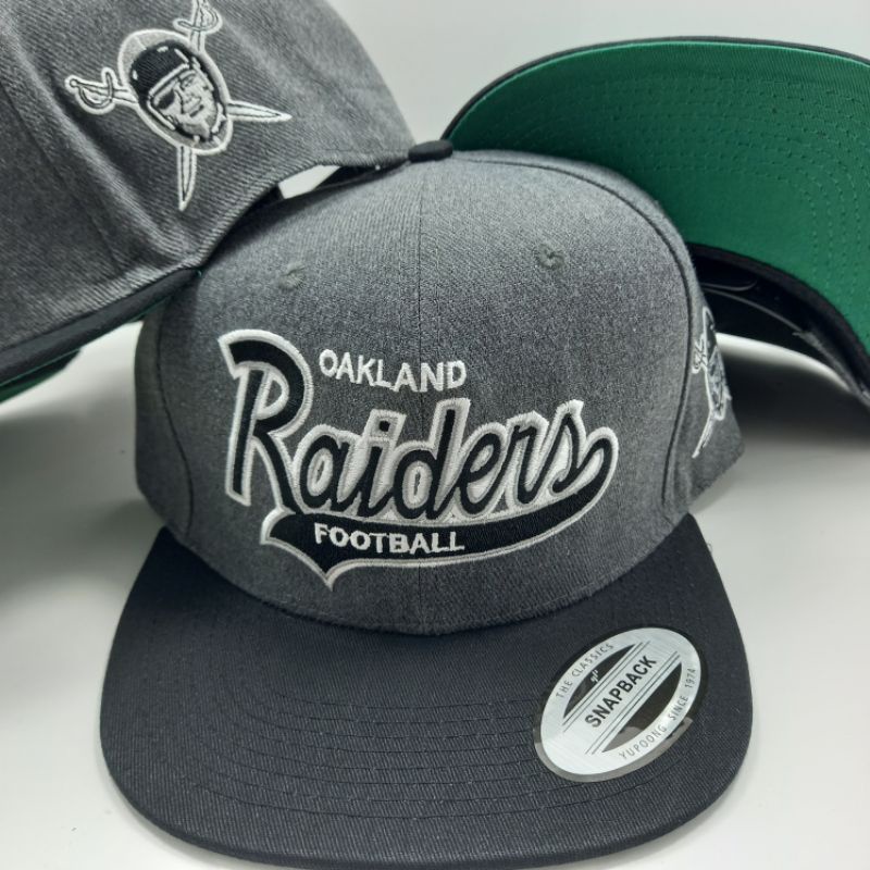 Eta 14 Topi Snapback Raiders Chicago Packers Giant Nfb Nfl Vintage Sport Specialties Grey Series Gre
