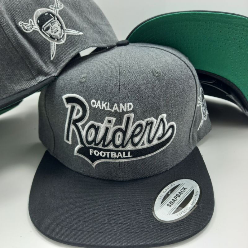 Eta 45 Topi Snapback Raiders Chicago Packers Giant Nfb Nfl Vintage Sport Specialties Grey Series Gre