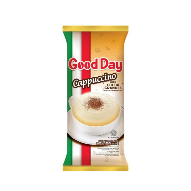 

Good Day Kopi Instan Cappuccino 10 x 25 g