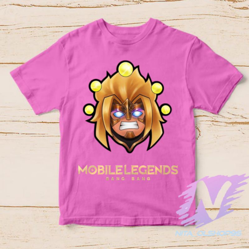 kaos anak baju anak mobile legends hero badang lucu