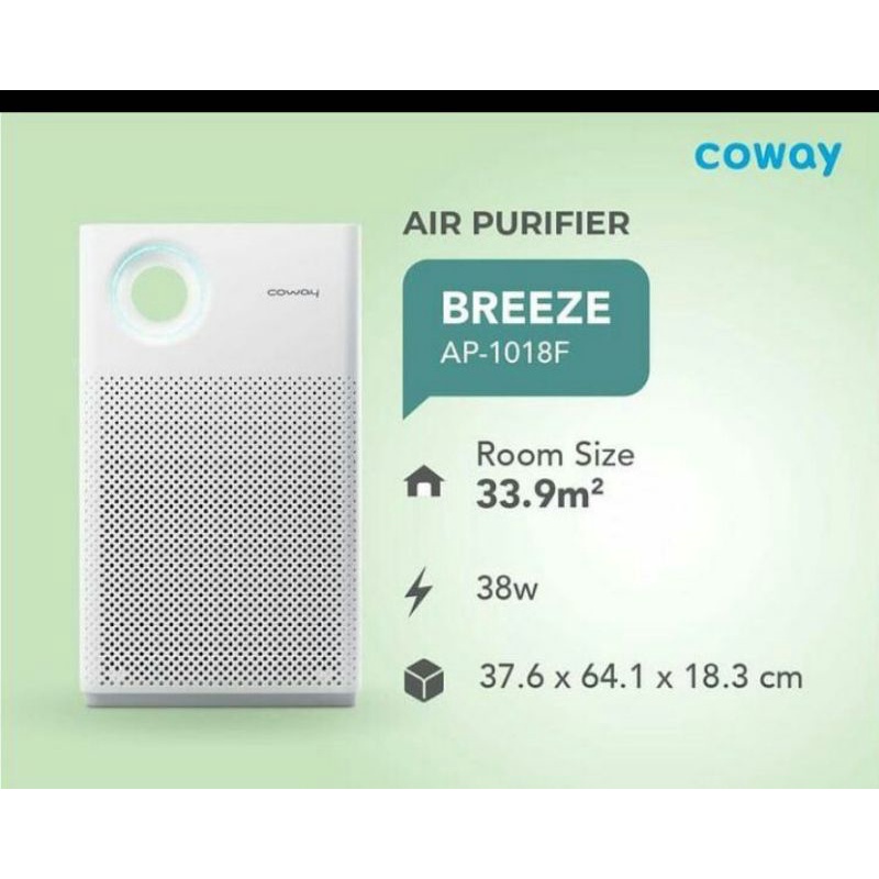 Coway Air Purifier Breeze AP-1018F
