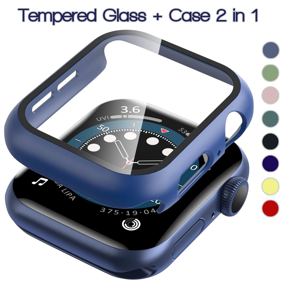 Case Pelindung Layar Transparan Untuk Apple Watch Seri 6 / 5 / 4 / 3 / 2 / 1 Se