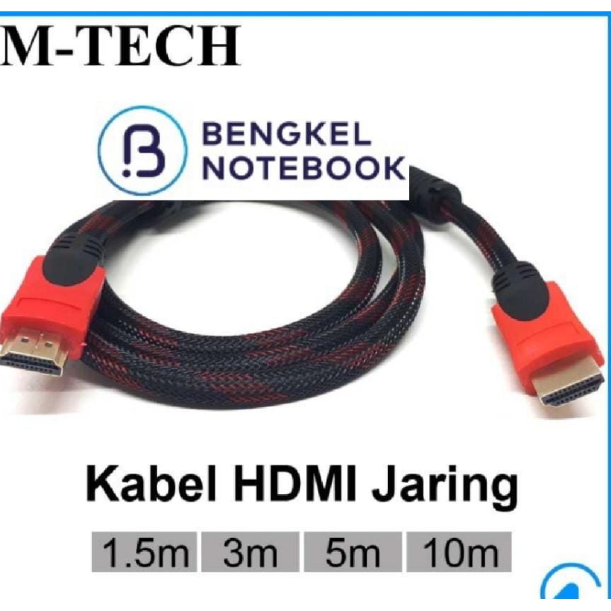 Kabel HDMI 5 Meter Kabel HDMI to HDMI 5 Meter MTECH JARING LEPES