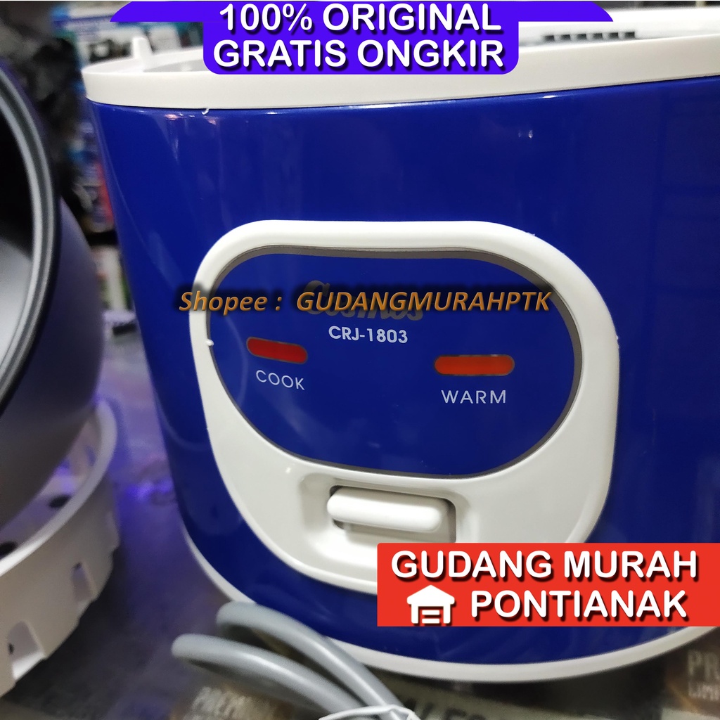 Ricecooker Cosmos 1.2Liter CRJ 1803 1,2 Liter penanak nasi magicom