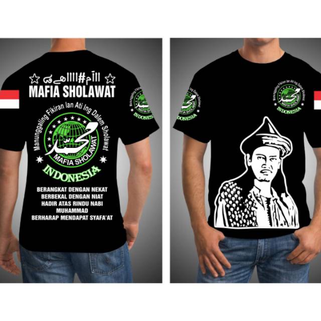 Kaos Mafia Sholawat Mafis Gus Ali Gondrong Shopee Indonesia