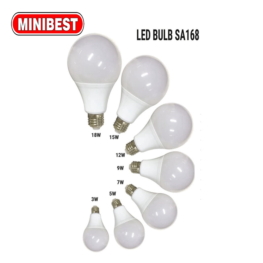 LAMPU BULD HEMAT DAYA LED 3/5/7/9/12/15 WATT /PENERANGAN RUMAH/ BOHLAM LED (MB555)