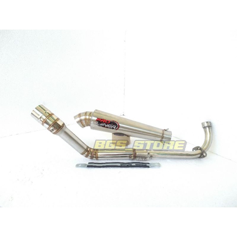Knalpot PROLINER kolong buat Supra X 125 . Supra fit . Blade . Revo . karisma dll