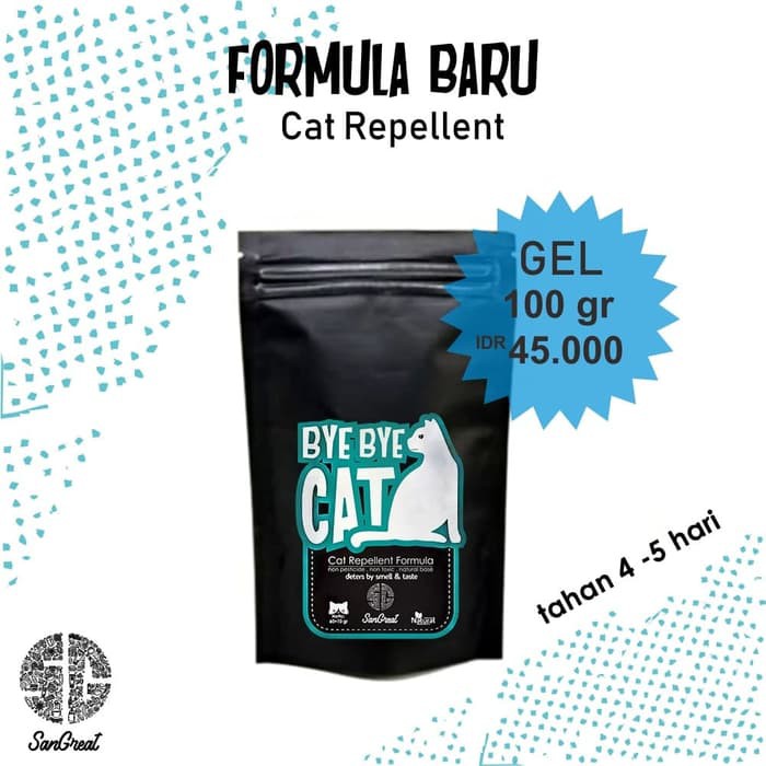 Bye Bye Cat - Gel Pengusir Kucing Kemasan 100 Gram