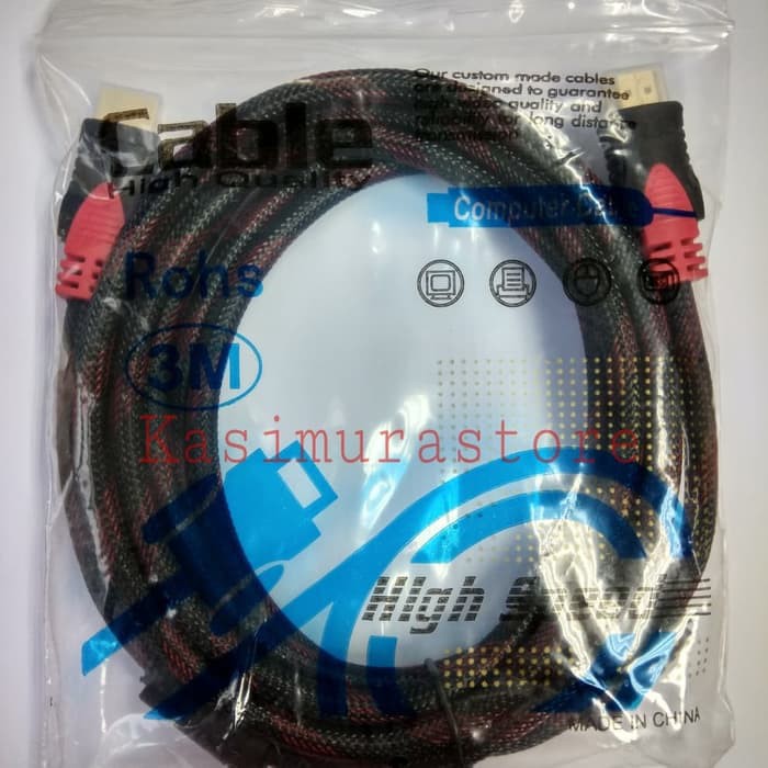 KABEL HDMI HIGH SPEED HDMI CABLE 3METER