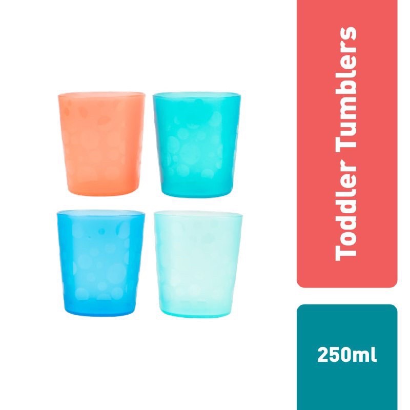 Dr.Brown's Toddler Tumblers/Gelas minum bayi isi 4 Pcs