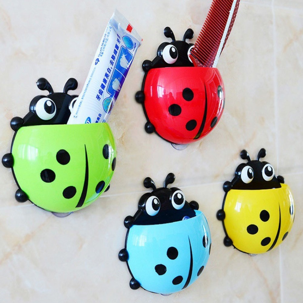 HOVELSHOP Tempat Sikat Gigi Kumbang / Ladybug Tootbrush Holder