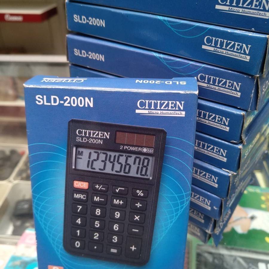 

Kalkulator SLD 200N CITIZEN Kecil Mini / calculator