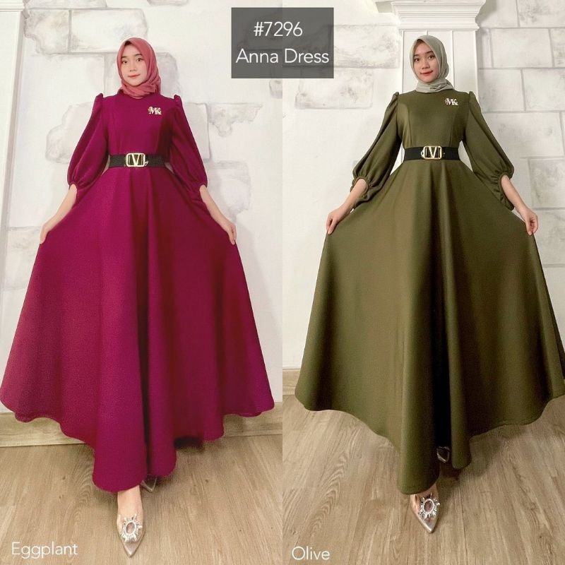 olshop mugfa ana dres shepora maxi kekinian baju gamis murah 2022 cod