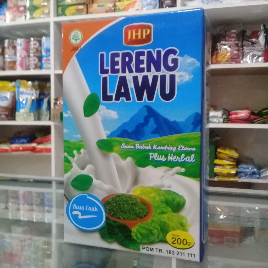 

SUSU KAMBING ETAWA GOMIL BIRU LERENG LAWU