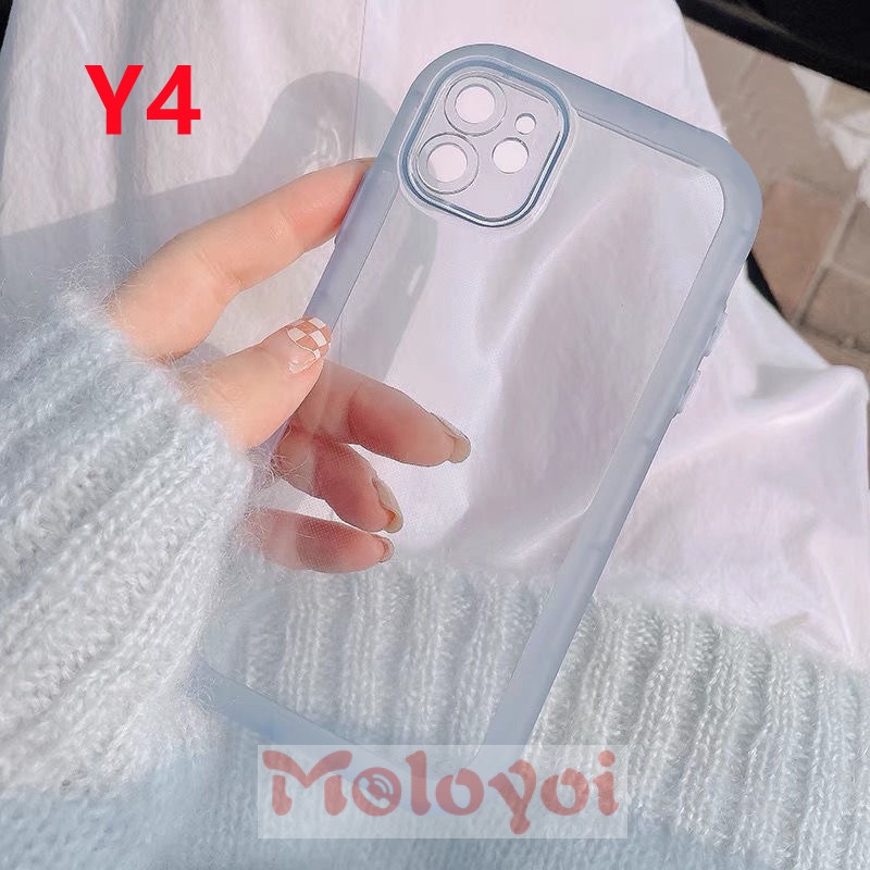 Soft Case TPU Warna Permen Polos Tahan Debu Untuk IPhone 12 11 Pro Max X XR Xs Max