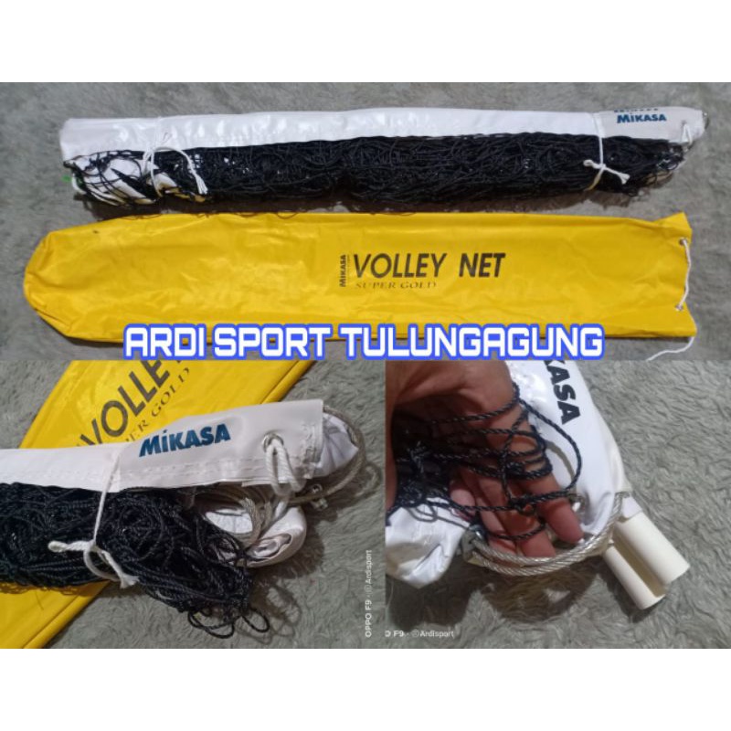 Nett volly mikasa super gold, net volly murah