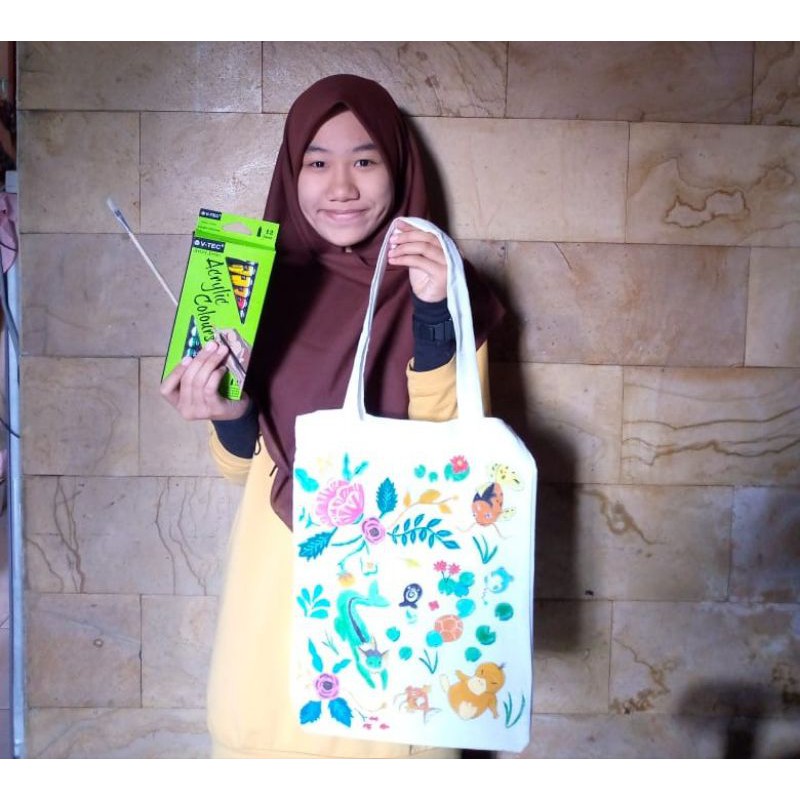 

PAKET PLATINUM MELUKIS TOTE BAG CANVAS 30X40CM