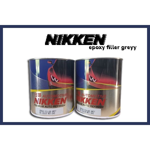 EPOXY FILLER GREY PU NIKKEN/CAT DASAR DUCO ABU ABU
