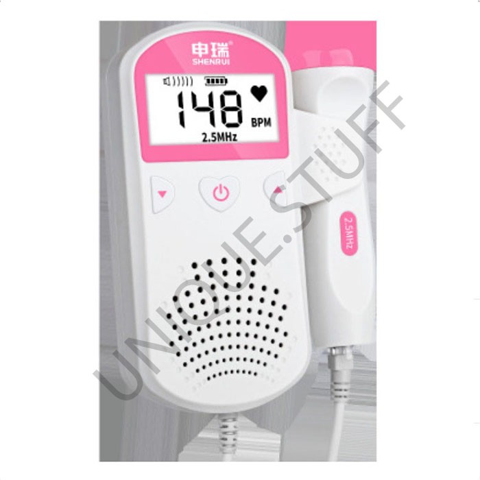 Alat Deteksi Jantung Janin Bayi Digital Fetal Doppler Heart Rate Monitor