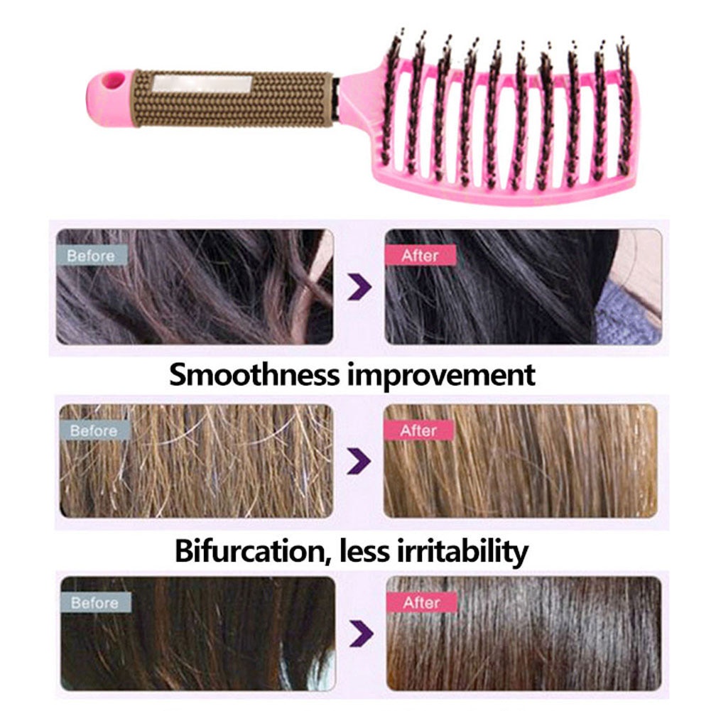 YIBER [ORI] Sisir Rambut Anti Rontok tidak merusak untuk rambut tebal Profesional salon Sayangi Rambut anda beli sekali untuk salamanya Sisir Comb Com Rambut Panjang Lembut  Detangling Hair Comb Brush - Y76 Sisir wanita dan Pria cewek dan cowok