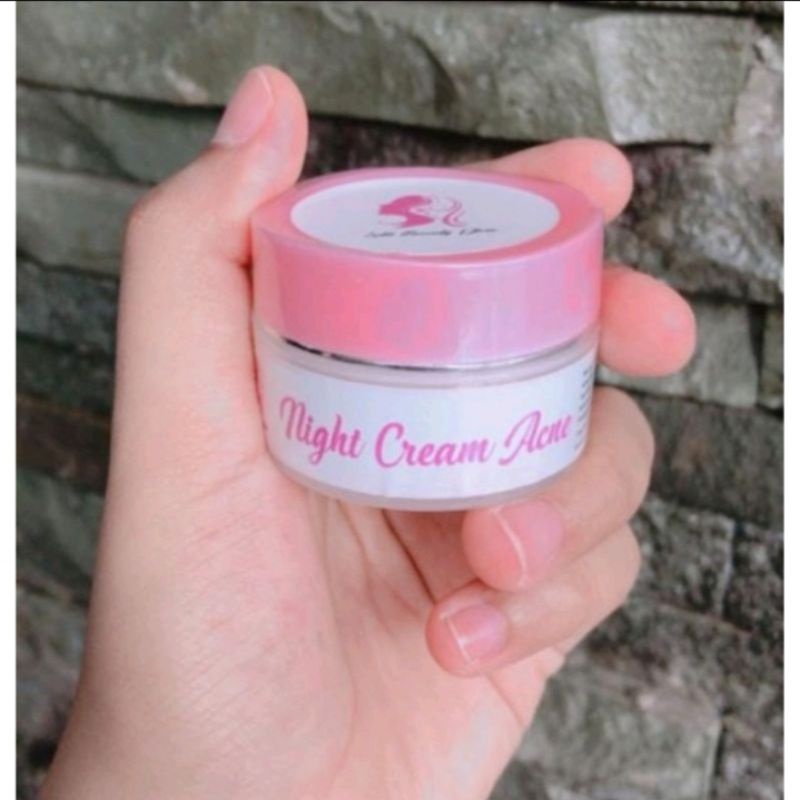 NIGHT CREAM ACNE SAFFRON (BPOM
