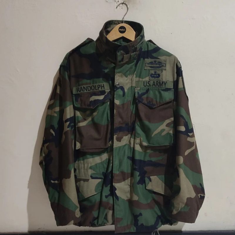 jaket m65 woodland