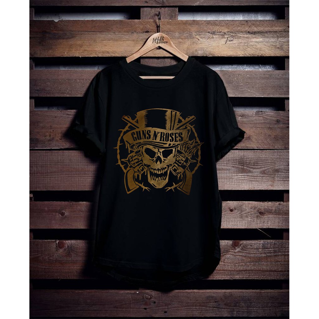KAOS BAND GUNS N ROSES TSHIRT ORIGINAL GILDAN SOFTSTYLE GNR 4