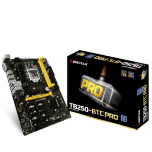 Motherboard Biostar TB250-BTC PRO Ver. V6.3 Socket : 1151