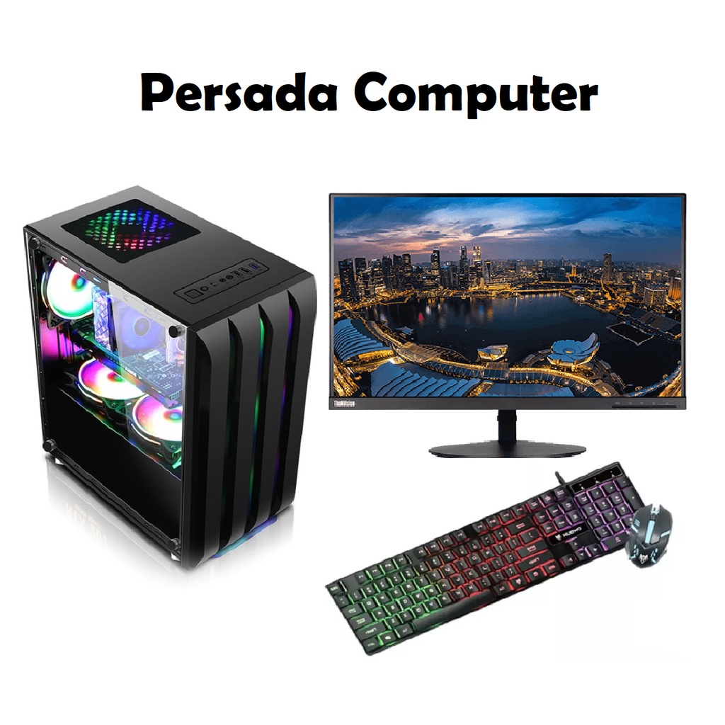 PC GAMING FULSET + LED 24&quot; CORE  i7 I DDR 16GB I VGA GT 2GB I SSD SIAP GAME BERAT