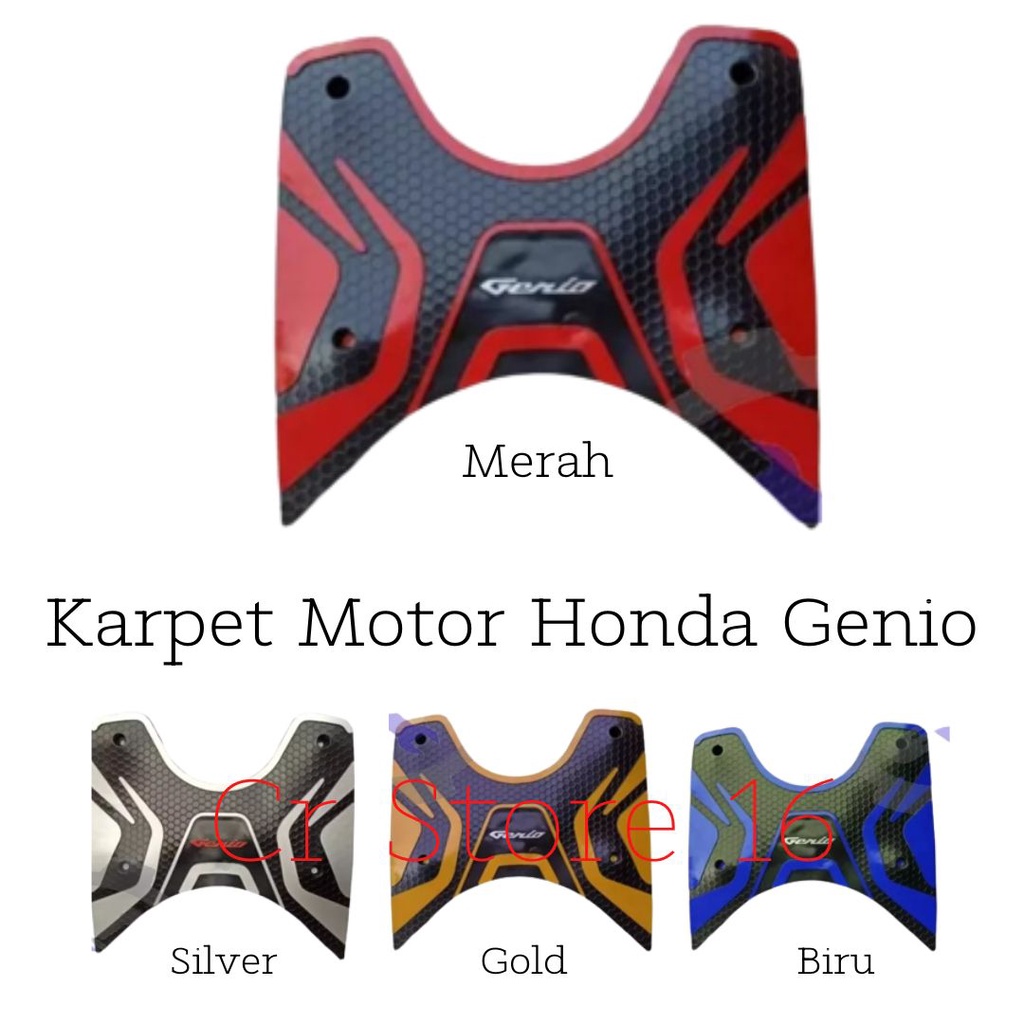 Gookem  Karpet Alas Pijakan Kaki Motor Honda Genio Cbs Iss  2019 2020 2021 2022