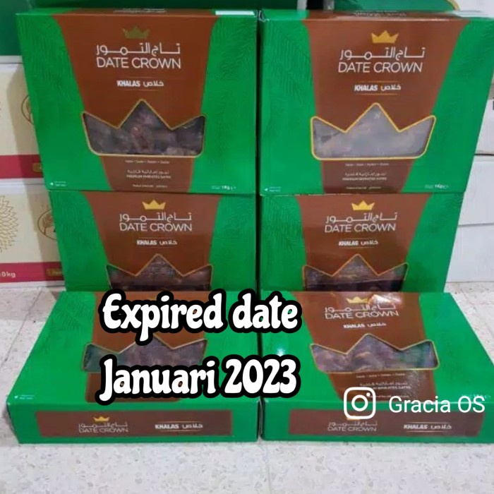 

Kurma Khalas Date Crown ORIGINAL Premium Emirates Dates 1kg import