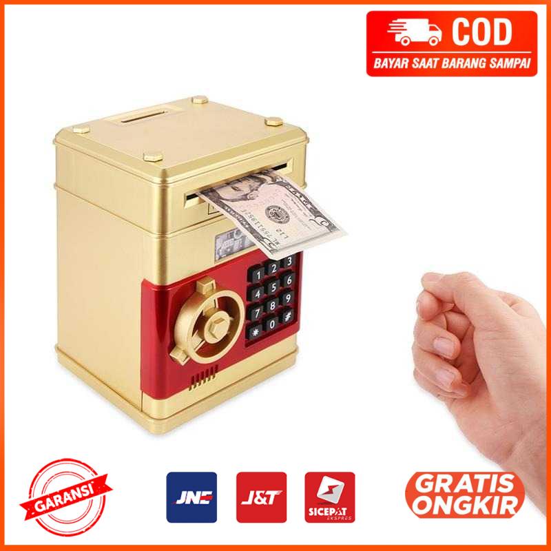 Celengan Anak Electronic Bank Safe Box Money Model Brankas T