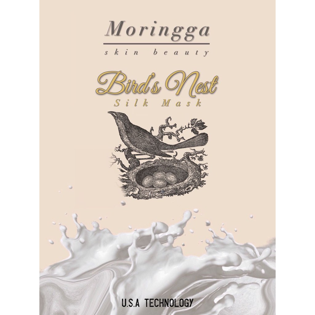 Moringga BIRD’S NEST Silk Mask