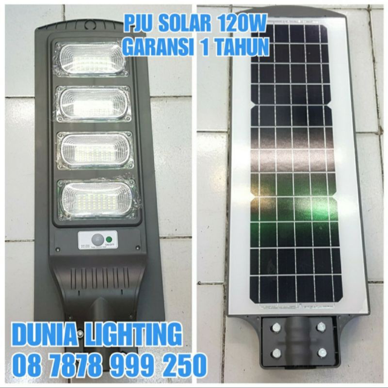 LAMPU JALAN SURYA 120W PJU SOLAR 120WATT 120 WATT
