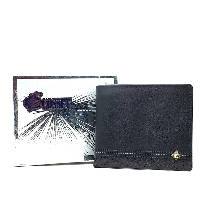 Dompet tidur kulit asli murah terbaik - COSSET PL UOO BLACK