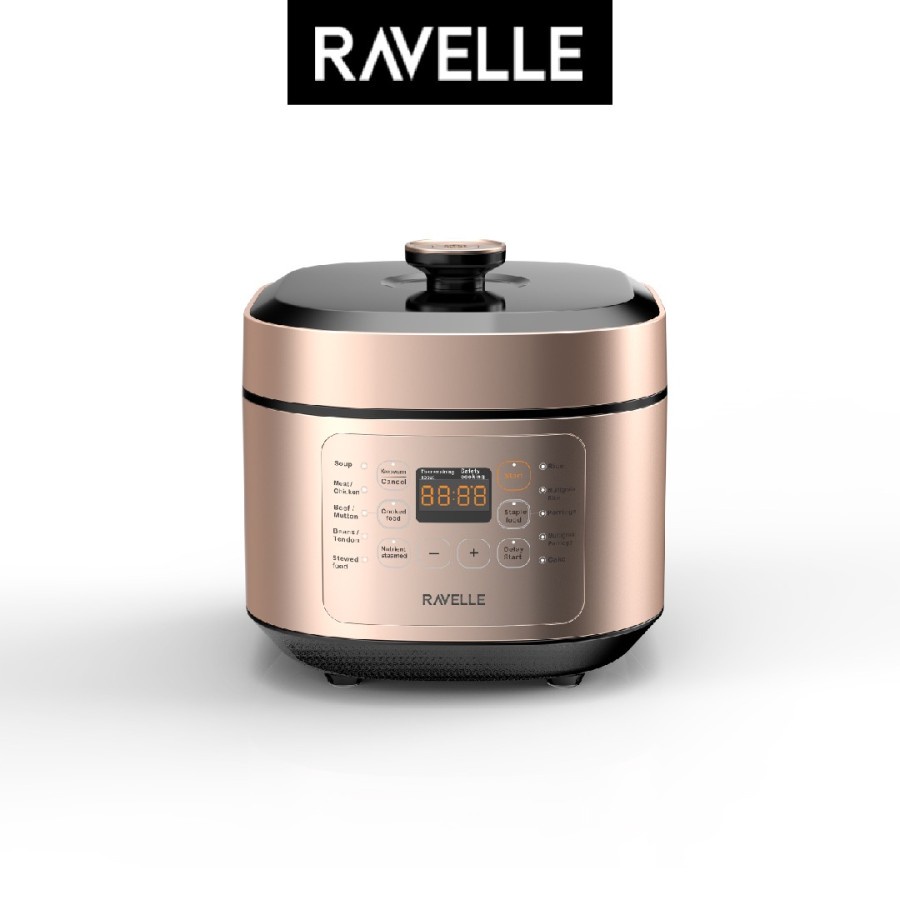 Ravelle Electric Pressure Cooker Panci Presto Elektrik 5L