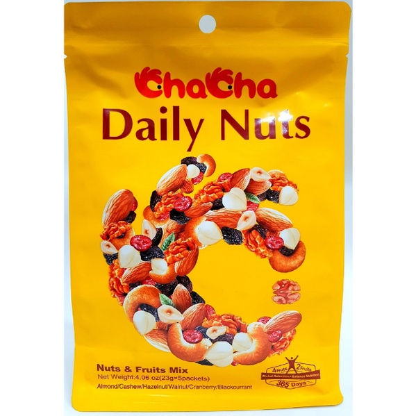 

Cha Cha Daily Nuts & Fruits Mix 5S 115gr