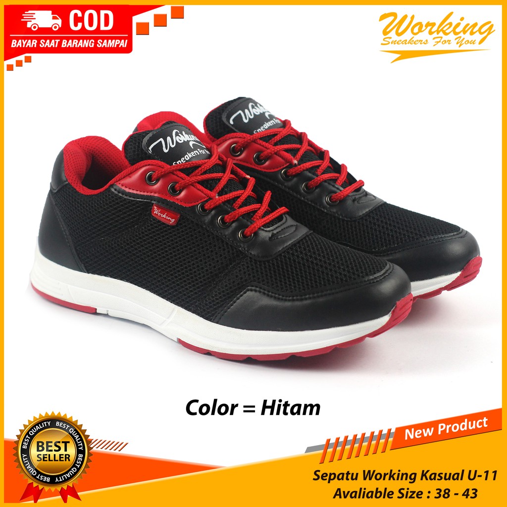 Sepatu Pria Kasual Working U-11 Import