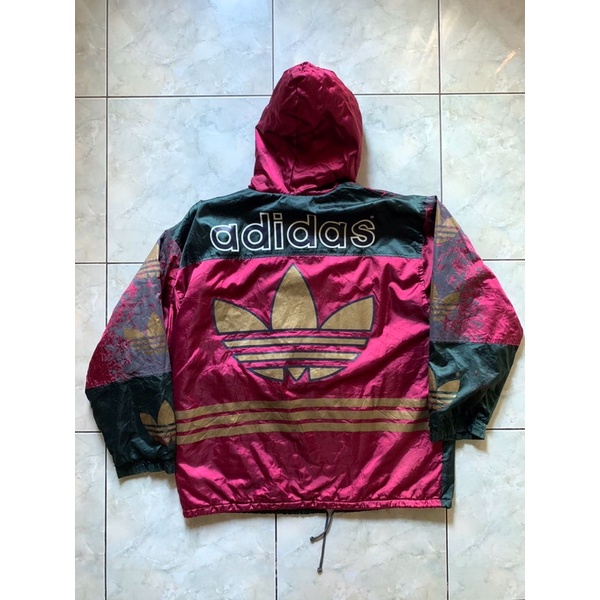 Jaket Vintage Adidas Trefoil Big Logo