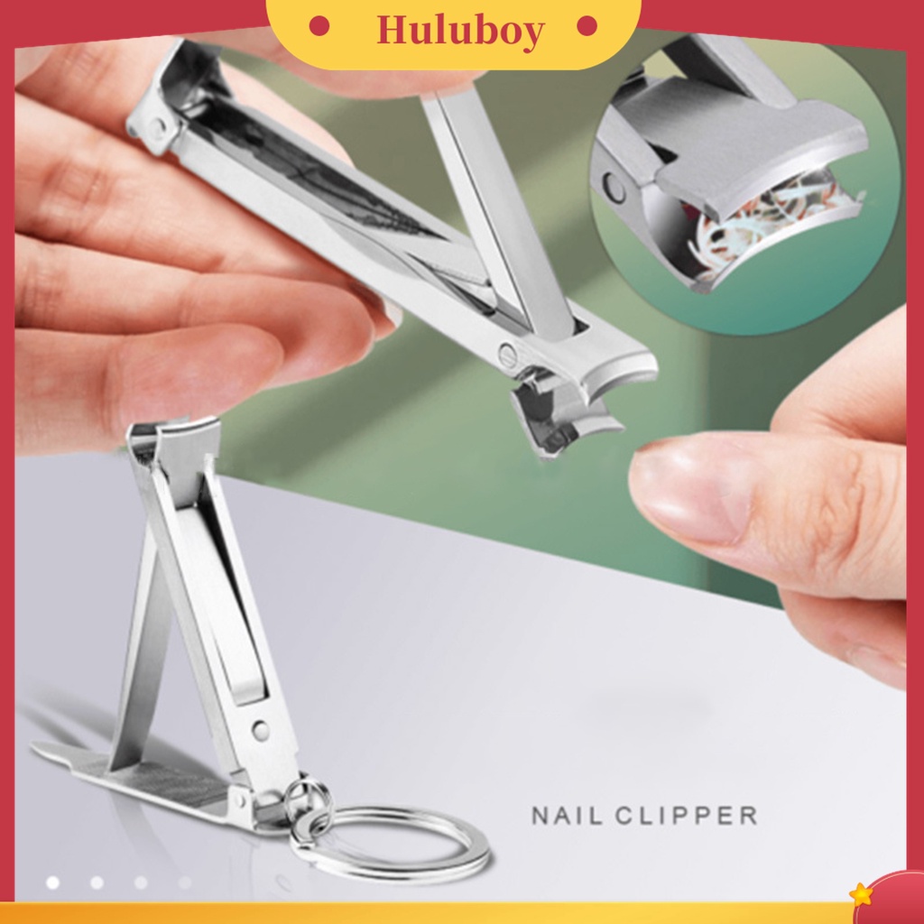 Huluboy Huluboy♡ Gunting Kuku Jari Kaki Lipat Anti Slip Hemat Tenaga Untuk Manicure Pedicure