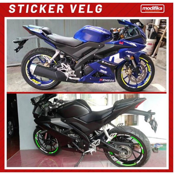 Sticker Velg Yamaha R15 Vva V3 Shopee Indonesia