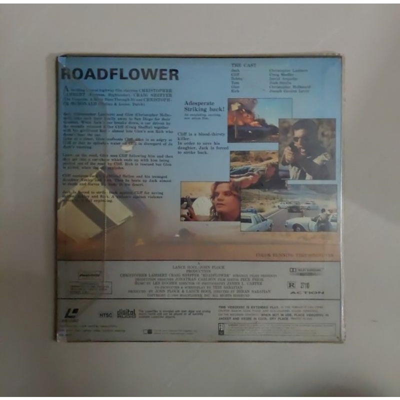 Kaset Laser disc Road flower